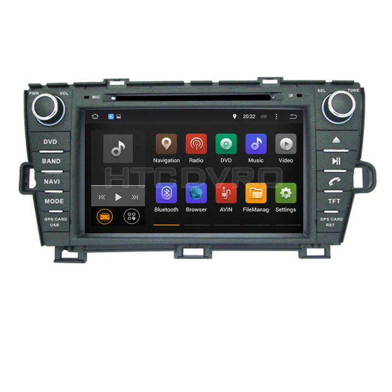 Discount YMODVHT 8inch 4G Octa Core Android 9.0 7.1 Car DVD Player for Toyota Prius 2009- Right/Left driving Black RDS Radio Audio Stereo 12