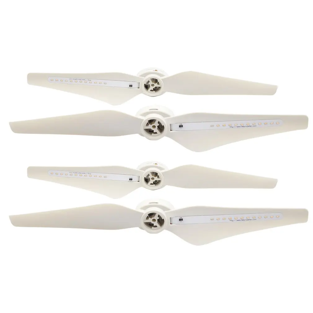 

2 Pair STARTRC DJI Phantom 4 Pro Drone LED Flash Word Propellers For DJI Phantom 4 Drone USB Charger Blades With 80mAh Battery