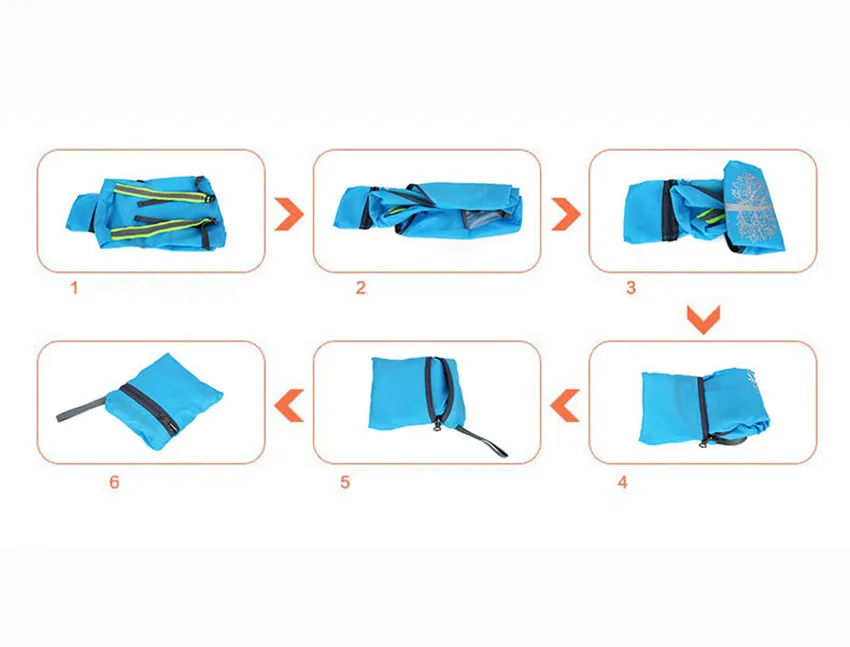 Высококачественный прочный водонепроницаемый складной легкий походный рюкзак портативный удобный#30