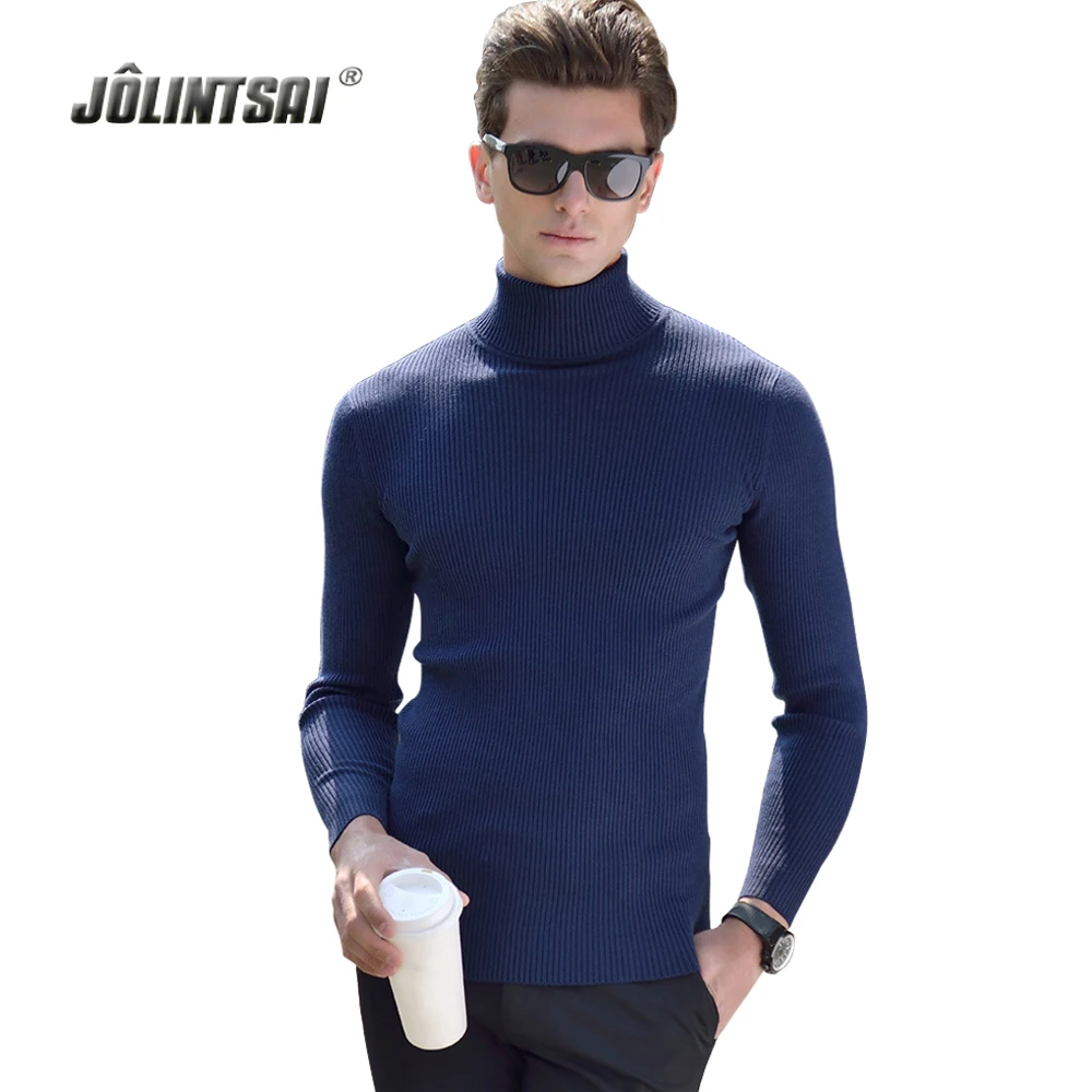 Popular Mens Black Turtleneck Sweater-Buy Cheap Mens Black