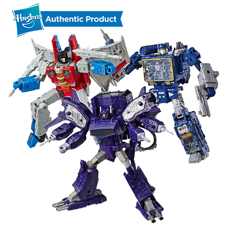 

Hasbro Transformers Siege War for Cybertron Voyager WFC-S24 Decepticons Starscream Soundwave Model Kids Gift Toys Action Figures