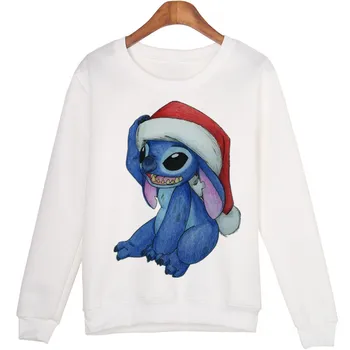 

Harajuku 3D Print Cute Blue Stitch Sweatshirts Coat Men Women Animals Cartoon Stitch Fashion Hoodies Tracksuit streetwear Tops