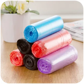 

Vest-style Kitchen Garbage Bags Off Point Thicken Portable Household Disposable Plastic Bags