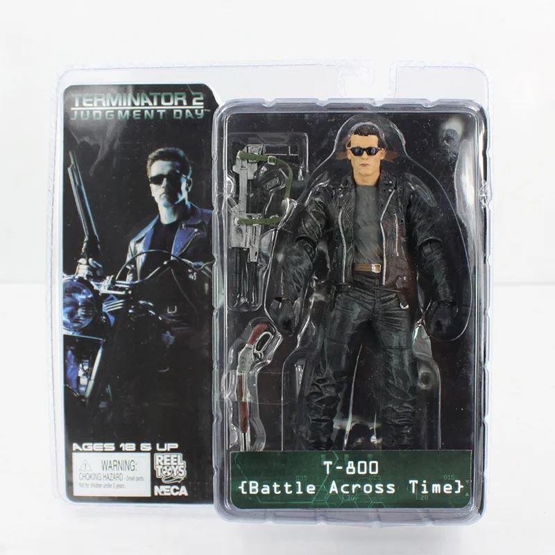NECA Терминатор игрушечных пластиковых экшн фигурок T 800 Шварценеггер ПВХ
