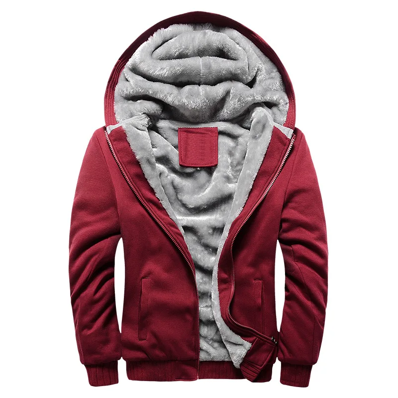 2019 Lovers Hoodies Men New Brand Fashion Thick Warm hooded hoodies Mens Tracksuit Pullover sweatshirt Cardigan zipper coat Male