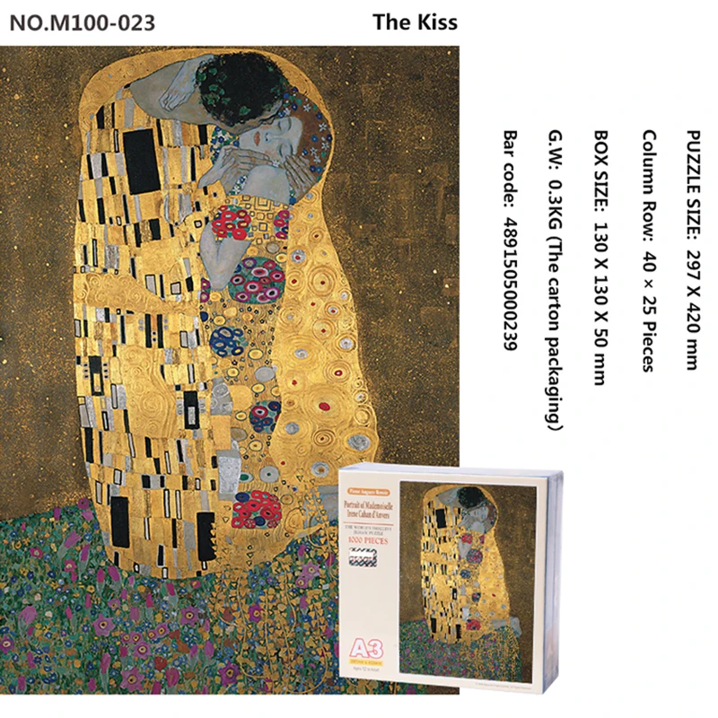 

Tomax Mini1000pcs jigsaw puzzle Self-Portrait Vitruvian Man Creation of Adam The Sower The Boating Party The Maiden