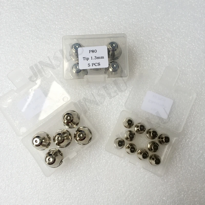 

Free Shipping P80 P-80 Air Plasma Cutting Torch Consumables 20PCS Electrode & Tip 1.3mm