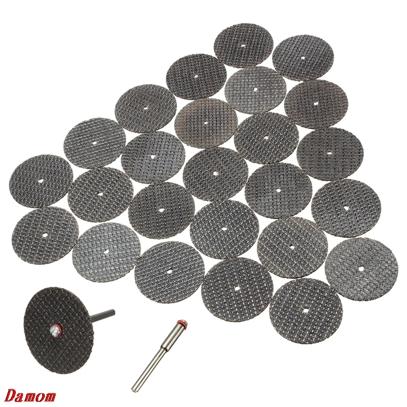 

OOTDTY 26pcs/lot Metal Cutting Disc For Dremel Grinder Rotary Circular Saw Blade Dremel Wheel Cutting Sanding Disc