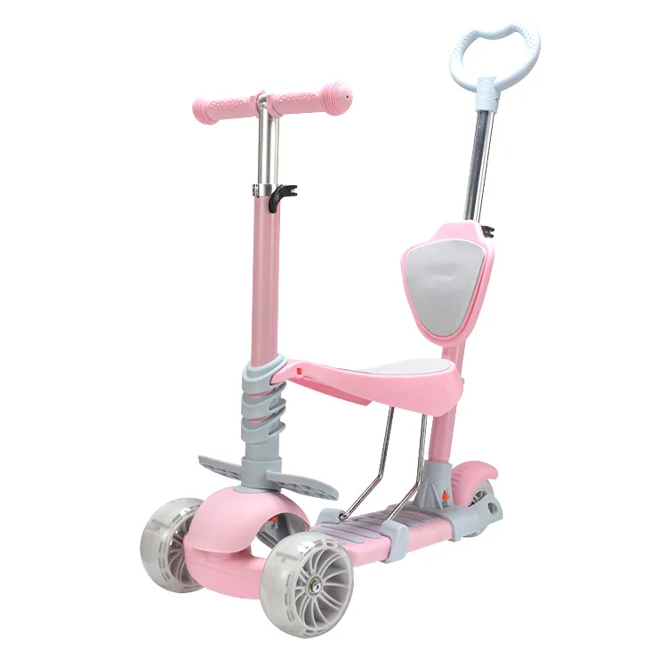 

Beautifull Children scooter 2-3-6 years old baby twist car can sit flash three-wheel swing skateboard trolley