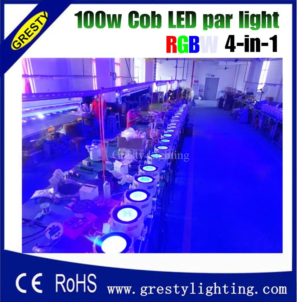 

2016 Led COB Par Light 100W High Brightness Aluminium Case 100W Cob Led Par Light For Sale Dmx Stage Lights