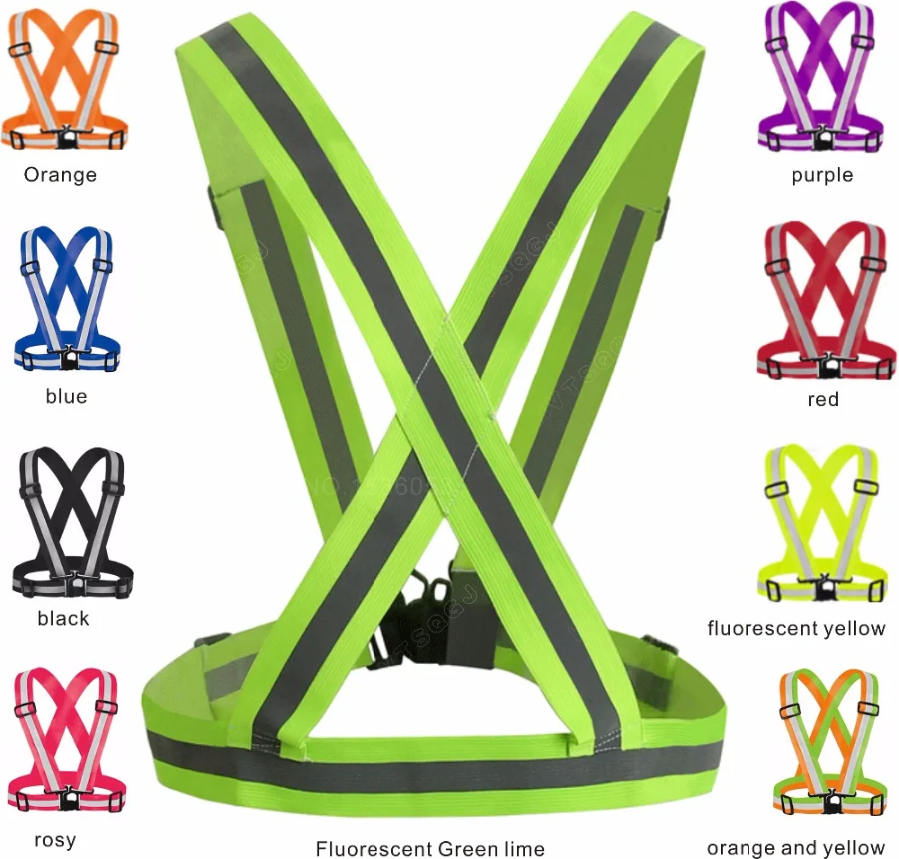 

Safety Clothing Cheap Chaleco Reflectante Reflective 3M Fabric Material Strip Tap Band Vest & Jacket For Women Or Men