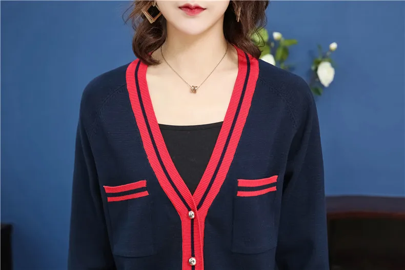 XJXKS 2019 Новое поступление Модный женский кардиган свитер однобортный удобный шерстяной вязаный карманы женский свитер пальто