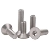 M2 M2.5 M3 M4 toma Allen tornillo 304 A2 de acero inoxidable Grado negro 10,9 hexagonal plana tornillo de cabeza avellanada bolt ► Foto 3/3