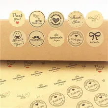 100 шт./лот, 3x3 см, несколько стилей, в форме цветка, спасибо за любовь, это сладкий клей, прекрасный стикер для рукоделия, s этикетки, наклейка на упаковку