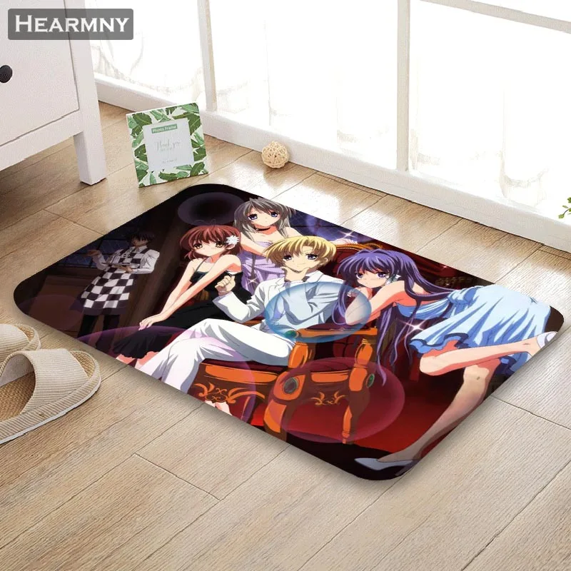 HEARMNY Новое поступление коврик Clannad коврик для дома машина сделанная Противоскользящий Коврик Гостиная/Прихожая ванна коврик для детей подарок - Цвет: 1