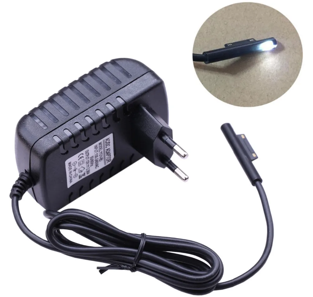 12V 2.58A AC адаптер питания для ноутбука EU US Plug настенное зарядное устройство Microsoft
