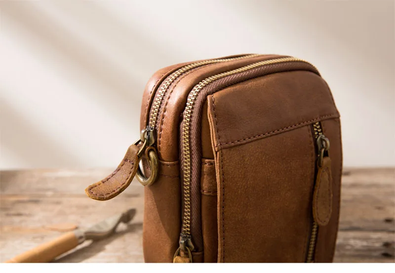 AETOO Повседневная сумка через плечо Спортивная кожаная сумка на плечо мини-сумка мужская кожаная маленькая сумка