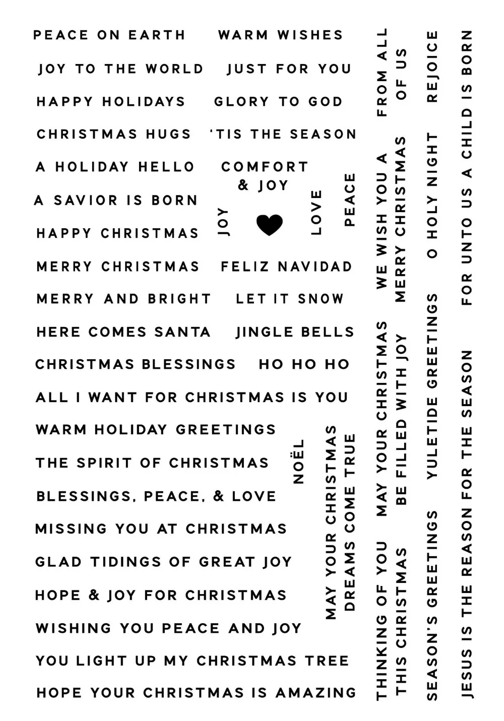 

VYUTXA Greeting Phrase Clear Stamps Scrapbook Paper Craft Clear stamp scrapbooking