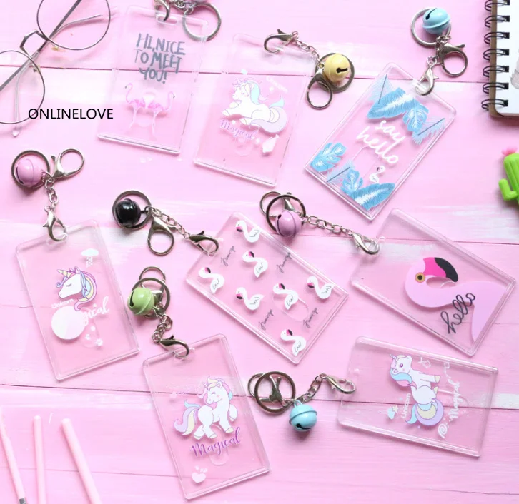 

Multi Colors - UnicornDesign Card Holder , Business Card Holders , Credit Card Case Girls Cute Bus Identity Badge CARDS Holder