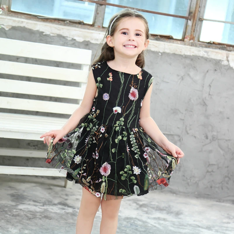 

Kids Clothes Girls Dress 2019 Summer Casual Dresses Vestidos Flower Robe Fille Children Princess Dress Costumes For Girls Party