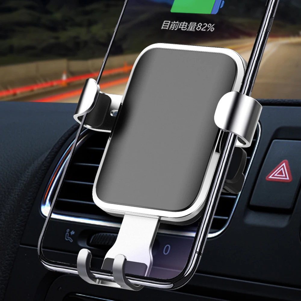 

Wireless Charger 360 Degree Rotation for iPhone Xs XR X 8 Wireless Charging for Samsung Galaxy S9 S8 Car Phone Holder Charger