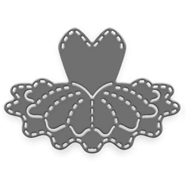 

Naifumodo Dress Die Metal Cutting Dies New 2019 for Scrapbooking DIY Album Embossing Paper Metal Craft Diecut Template