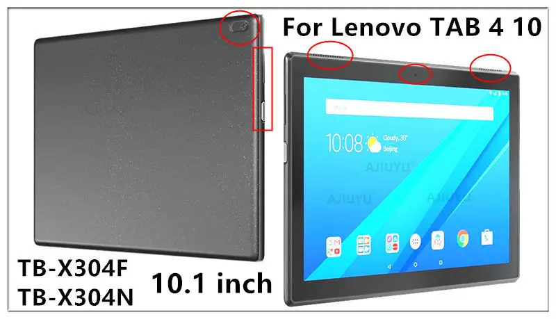 Чехол для lenovo Tab 4 TB-X304N TB-X304L F 10,1 "защитный PU Кожаные чехлы Tab4 10 ТБ X304 TB-X304F 10,1 Tablet PC охватывает