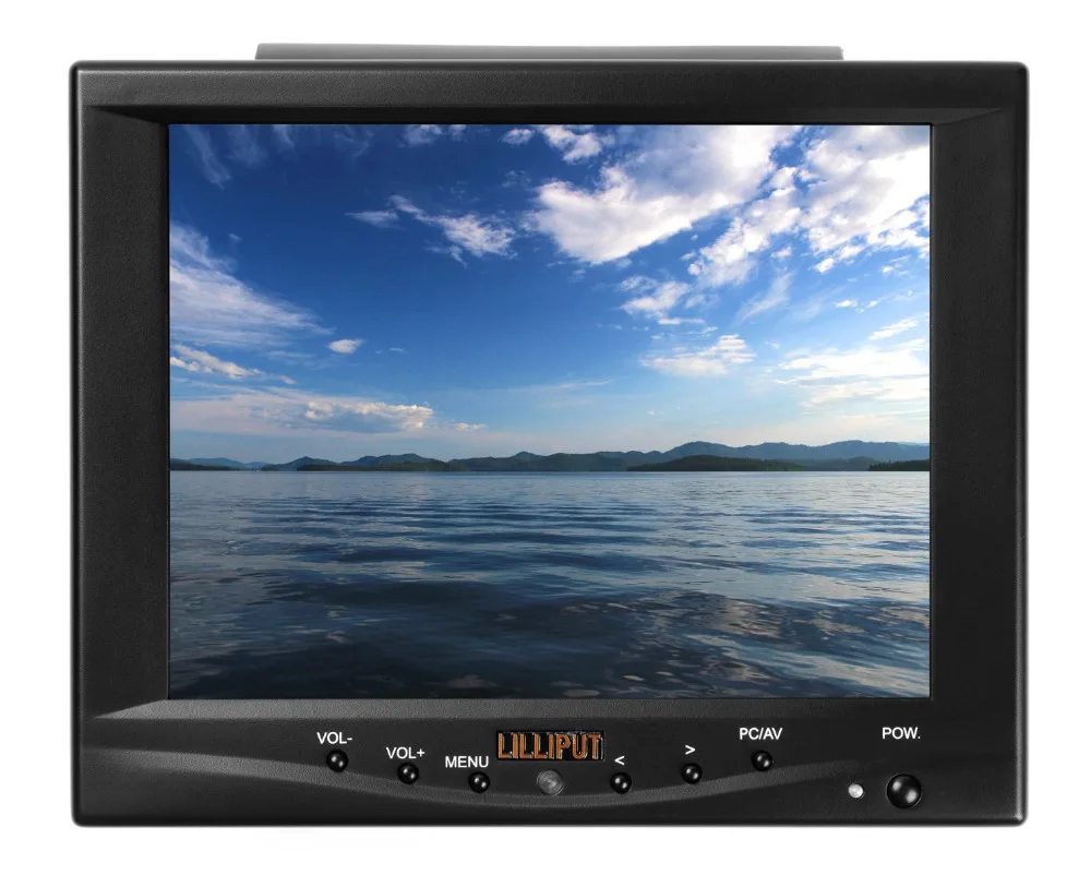 8 Inch LED Monitor LILLIPUT FA801 NP C With VGA Port 1 Audio 2 Video Input