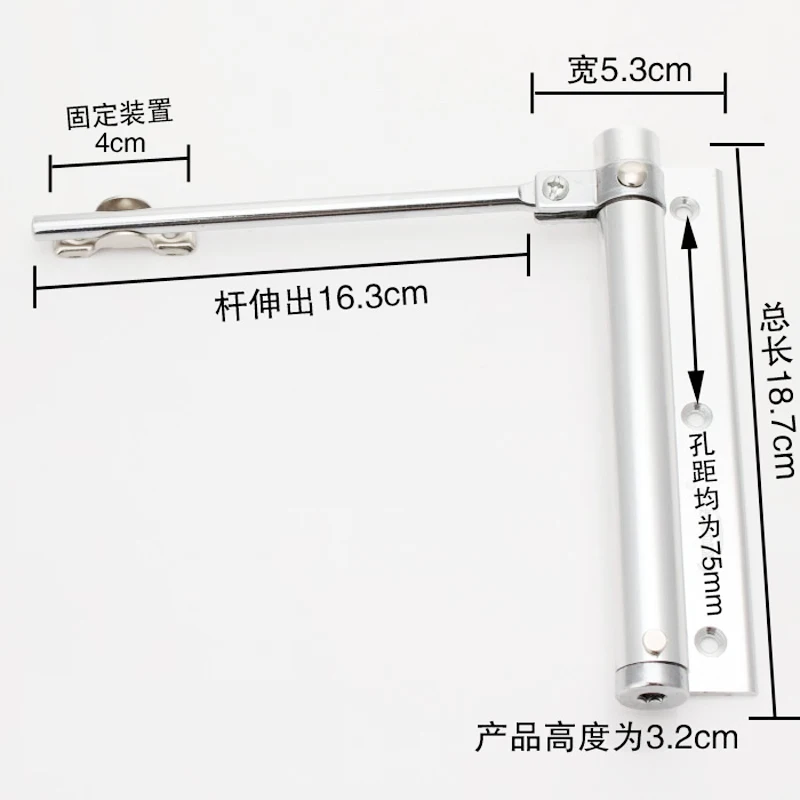 

Free Shipping Hot Sales Door Closer Small Spring Adjustable Automatic Door Closer Simple Door Closer Not Positioned Hardware