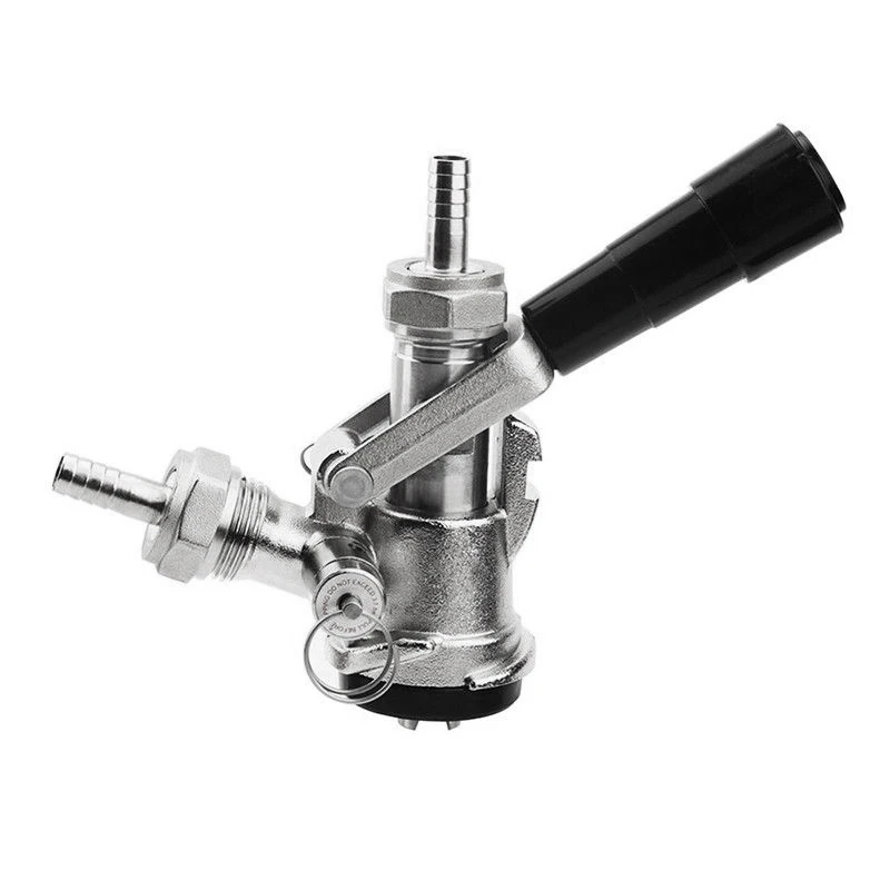 S Type Homebrew Beer Tap Keg Coupler Handle Draft Beer Dispenser For Home Wine Brew with Air Relief Valve Beer Faucet Tool