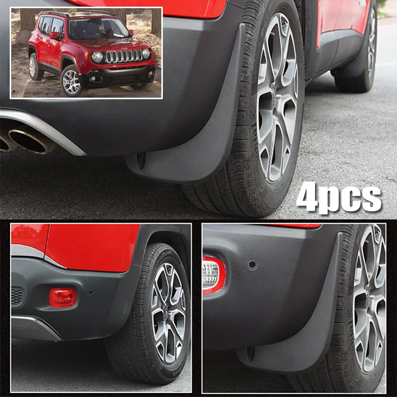 AX Брызговики набор литых автомобильных брызговиков для Jeep Renegade BU 2014 2017 крыло 2015