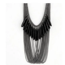 ZOSHI, модное женское ожерелье, массивное ожерелье, s& Кулоны, капельки, акриловые бусины, кисточка, многослойное ожерелье для женщин, ювелирное изделие