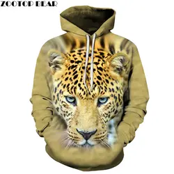 3D печатных Leopard толстовки мужские животных кофты пуловер с капюшоном брендовая 6xl Qaulity костюмы пальто для мальчиков модная верхняя одежда