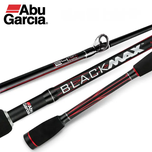 Best Price Original Abu Garcia Black Max BMAX Baitcasting Lure Fishing Rod 1.98m 2.13m M Power Carbon Spinning Fishing Cane