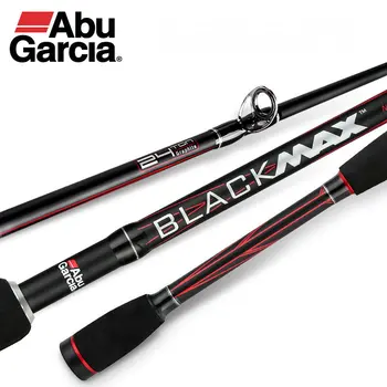 شراءصنارة صيد سمك أصلية من Abu Garcia صنارة صيد سمك Max BMAX سوداء بطول 1.98 متر و2.13 متر صنارة صيد دوارة من الكربون