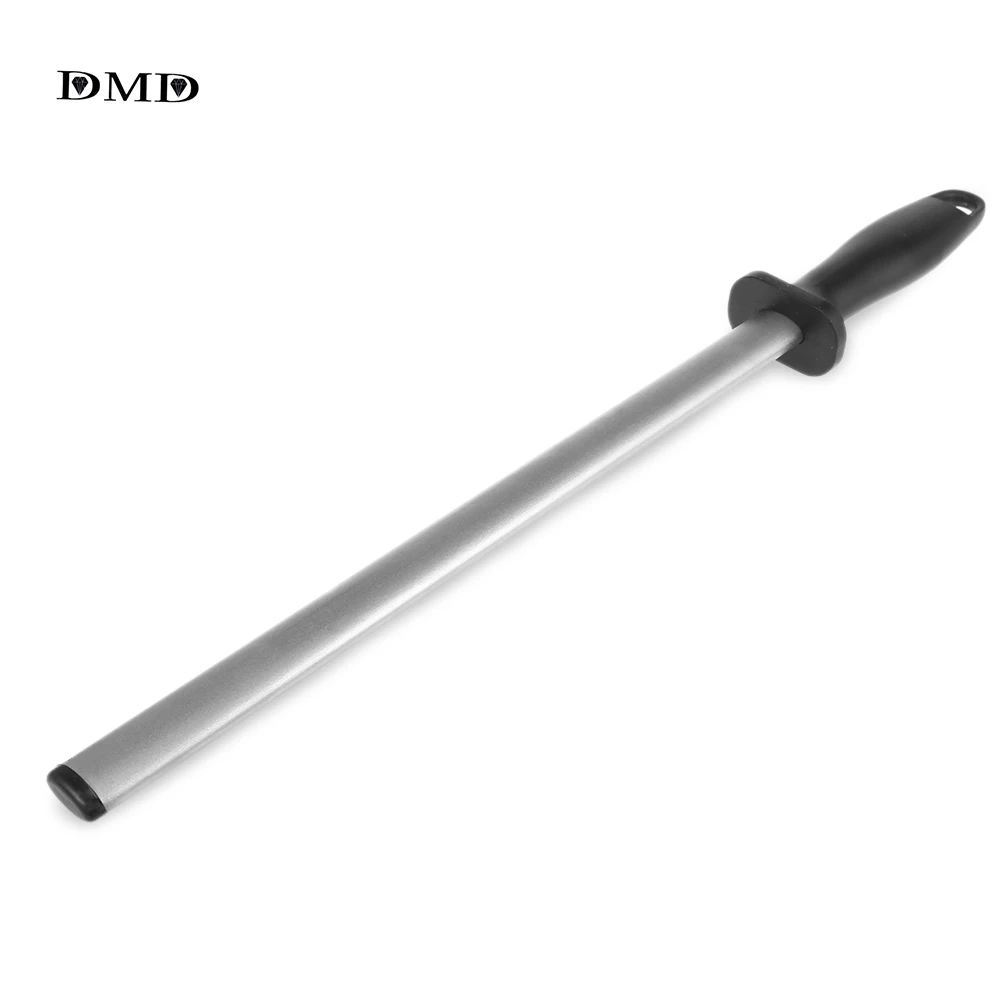 

DMD 43.5cm Sharpening Rod Stick Half Round Knife Sharpener Stick Whetstone Rod Knife Grinder Honing Tool with hook Kitchen Tool