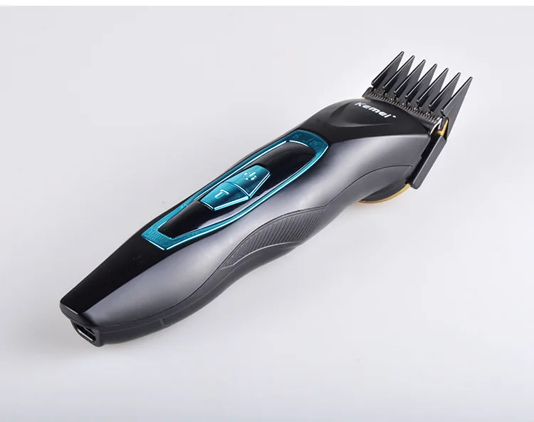 Kemei перезаряжаемая электрическая машинка для стрижки машина для мужчин Профессиональная Беспроводная Машинка для стрижки волос Электрический Водонепроницаемый триммер для волос