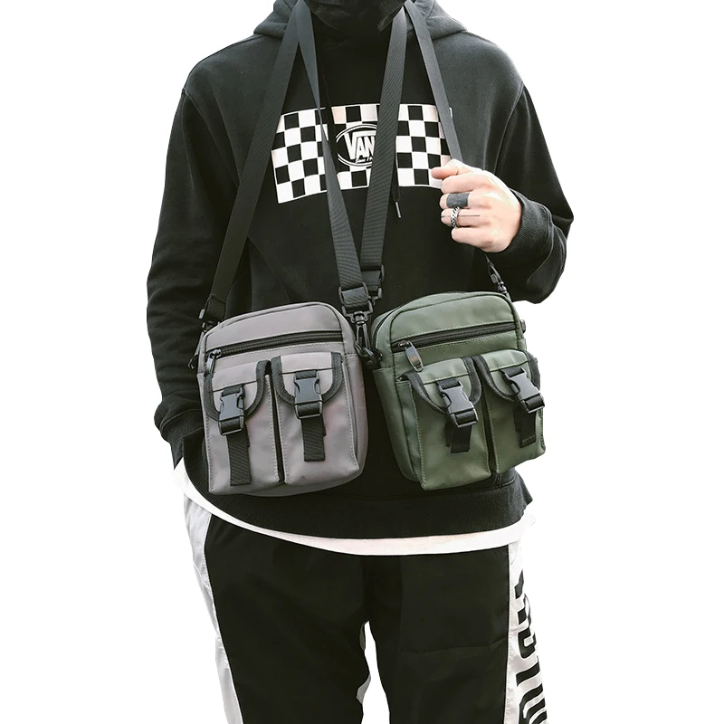 

RXZHGH Men Women Casual Fanny pack Streets Hip hop Shoulder Chest bag High quality Mountaineering Waist pack Tactical Waist bag