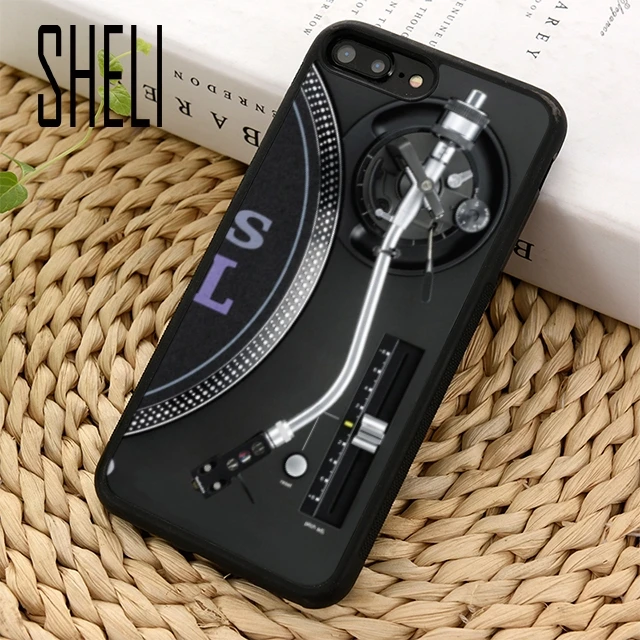 SHELI Retro Technics Turntables DJ Phone Case Cover For iPhone 5 6 6s 7 8 plus 11 pro X XR XS max Samsung S6 S7 edge S8 S9 S10 |