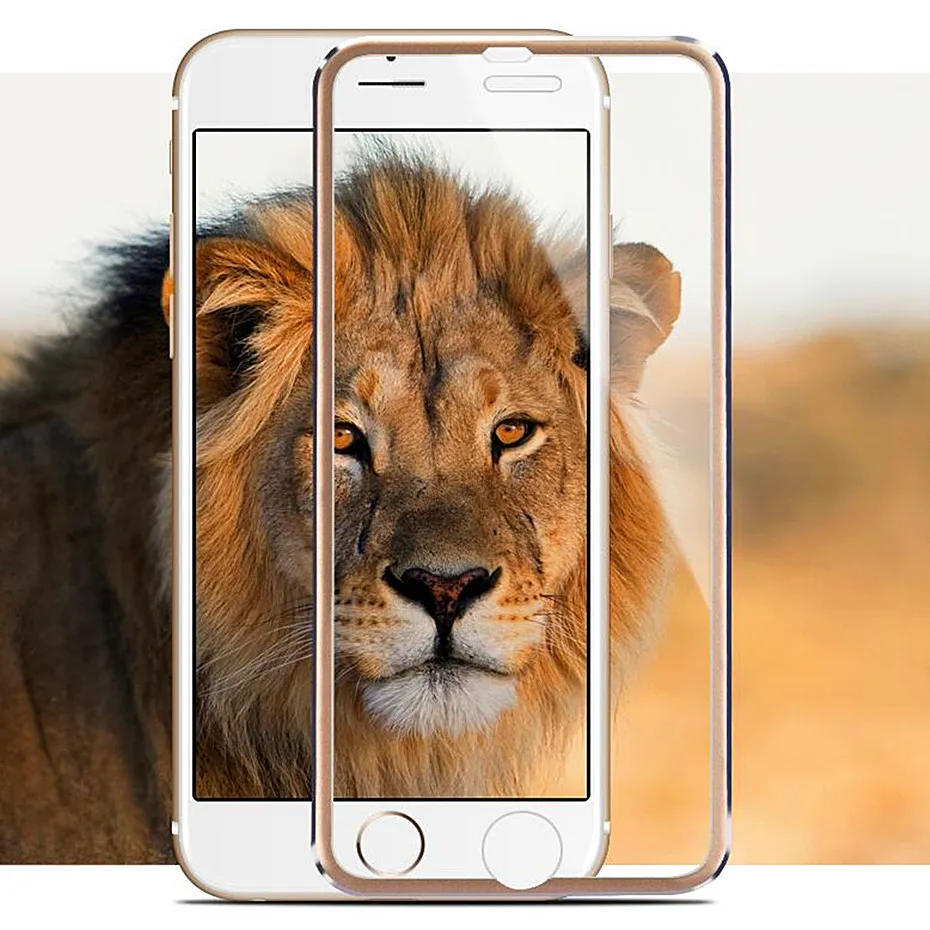 Защитное стекло для iphone 7 8 6 6s xr x xs Max 3d алюминиевое iPhone 5s se plus|Защитные стёкла и