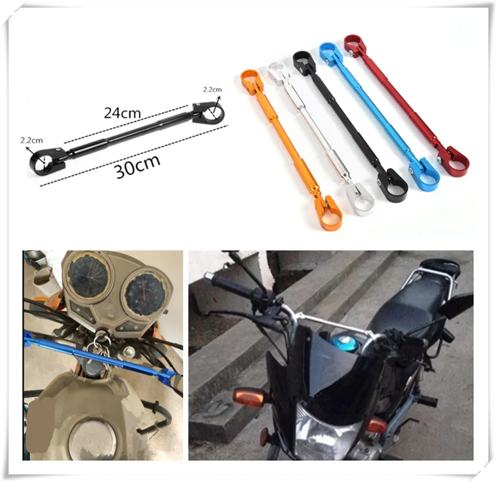 

Motorcycle styling handlebar balance bar reinforcement rod crossbar for Kawasaki Z1000 ZX10R ZX12R ZX6R ZX636R ZX6RR ZX9R