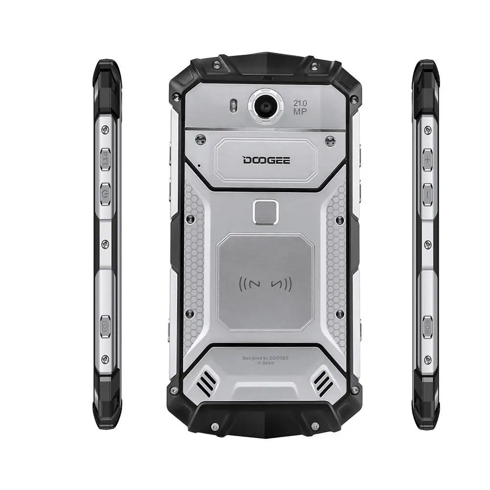 DOOGEE S60 Real IP68 Беспроводная зарядка 5580 мАч 12V2A Быстрая 5 2 ''FHD Helio P25 восьмиядерный