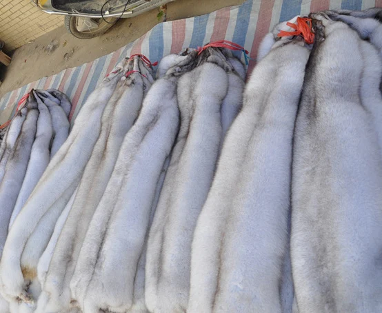 Натуральный настоящий цвет заводская цена голубой лисицы/Пелт|fur skin|fox fur skinfur pelt |