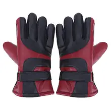 Ветронепроницаемые перчатки с сенсорным экраном, варежки, мужские и женские перчатки, перчатки для велоспорта на полный палец, зимние теплые кожаные перчатки для катания на лыжах, S/L guantes