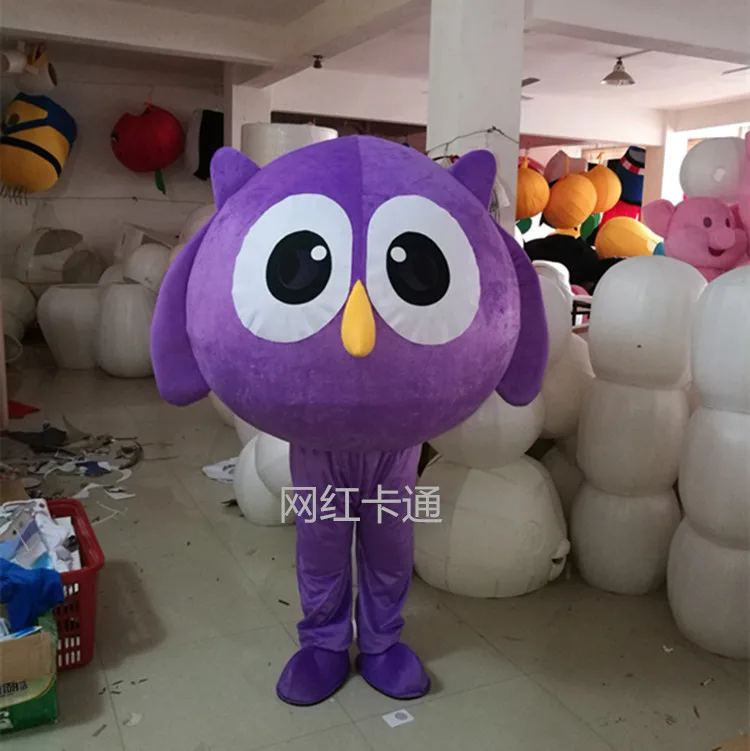 Новинка 2018 костюм талисман в виде синей совы тематический для косплея