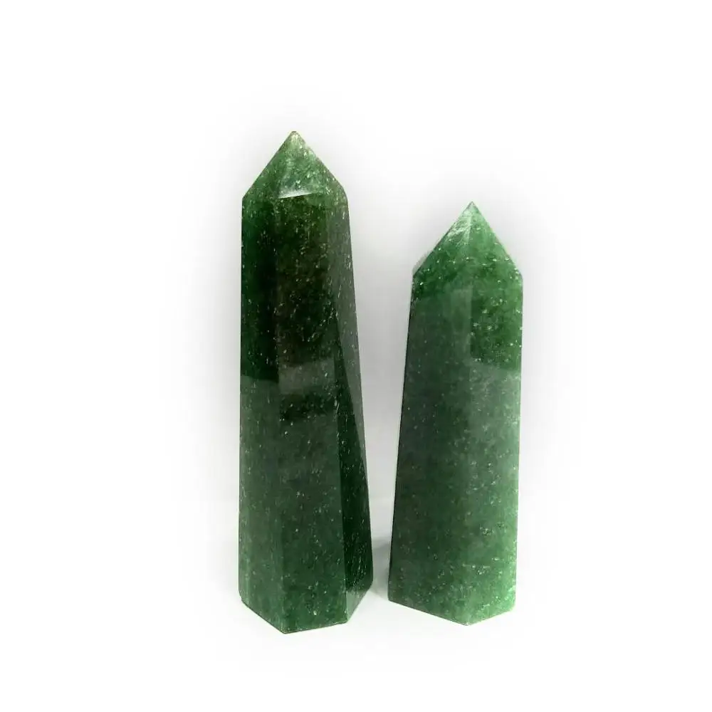 70g natural green strawberry quartz point polished tower healing wedding decoration | Дом и сад