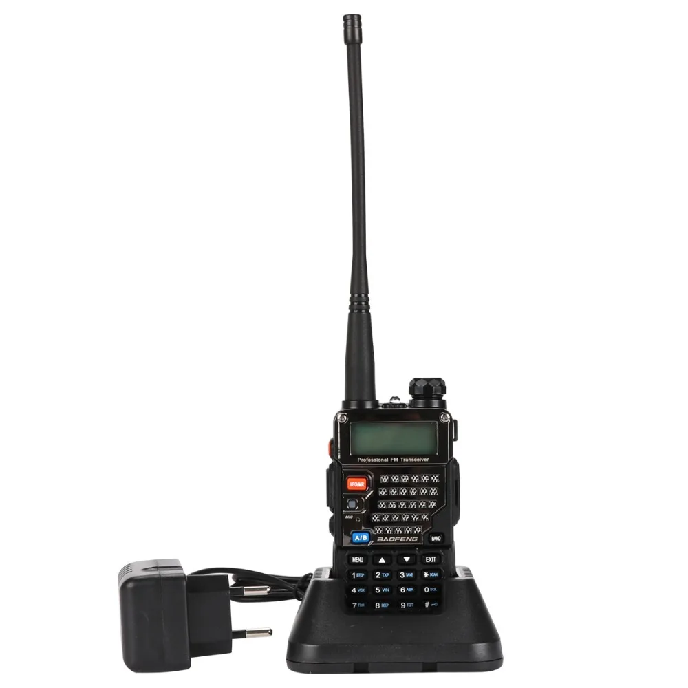 Baofeng BF-UV-5RE Plus Walkie Talkie Dual-Dand VHF/UHF CTCSS& CDCSS двухсторонняя рация 136-174 МГц/400-520 Гц ЖК-дисплей