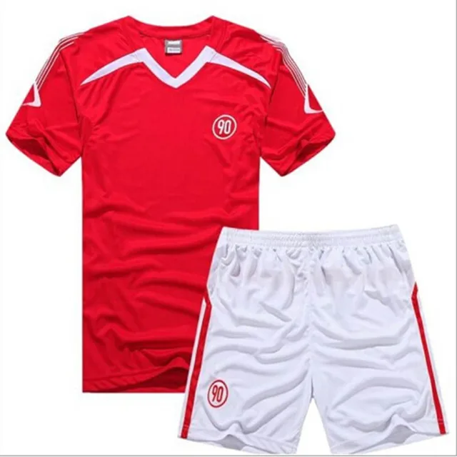 Soccer Jersey Football Clothing Paintless Summer Sportswear Set size L