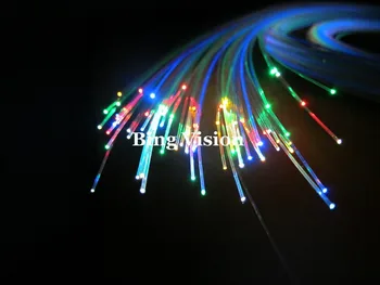 

5 color fiber optic Star ceiling kit, 100 pcs 1.0mm PMMA optic fiber 3m long , with 4W LED illuminator