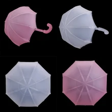 24 шт Мини зонтик в форме маленькая коробка шоколадных конфет подарочные коробки вечерние свадебные сувениры розовый+ белый